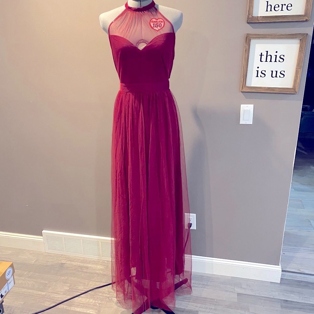 Fashion Nova Halter Maxi Dress